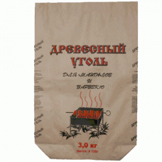 Мешки из крафт бумаги для древесного угля 1 кг.